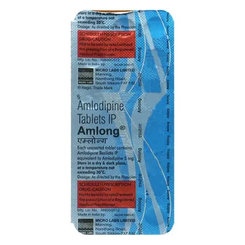 Micro Labs Amlong 5 Tablet 15 tablets