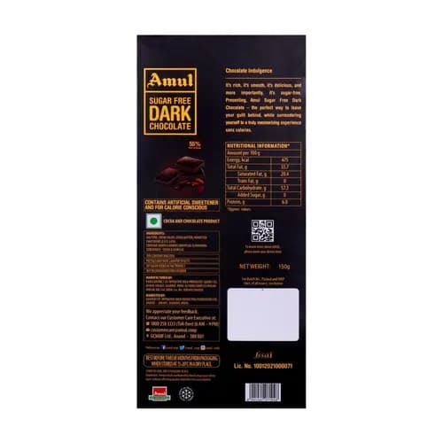 Amul Dark Chocolate 75 g
