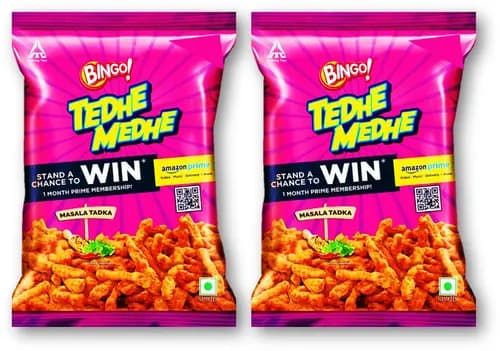Bingo Tedhe Medhe Masala Tadka 70 g