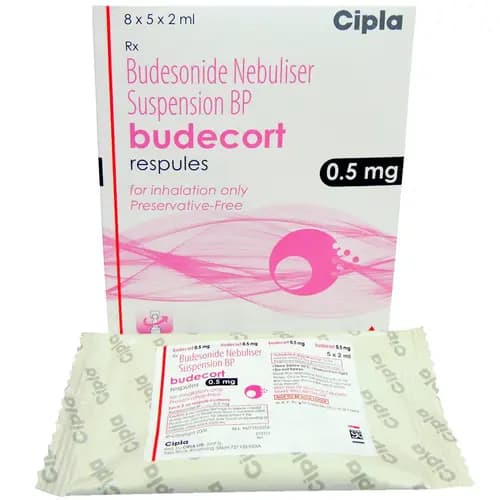 Cipla Budecort 0.5 mg Respules 5x2 ml