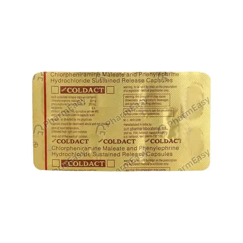 Sun Pharma Coldact Capsule 10 capsules