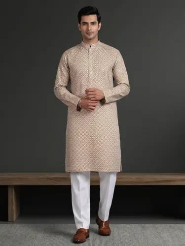 Generic Cotton Kurta Men, piece