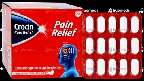 GSK Crocin Pain Relief Tablet 15 tablets