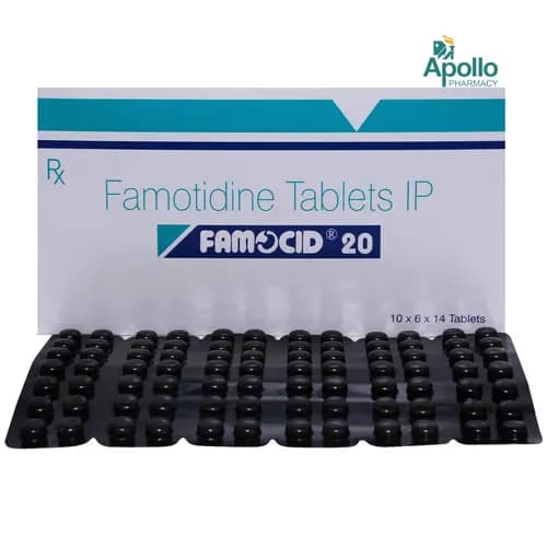 Sun Pharma Famocid 20 Tablet 14 tablets