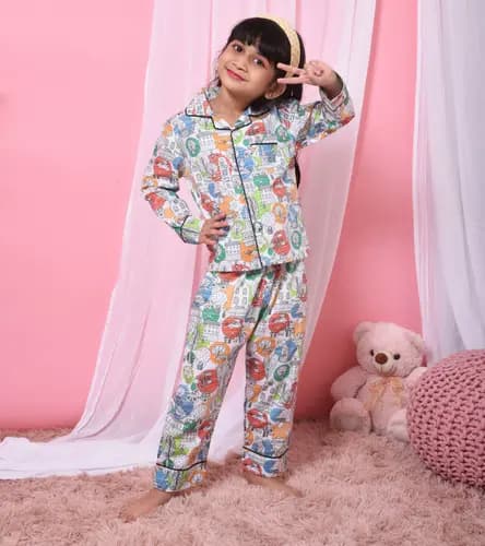 Generic Kids Night Suit, piece