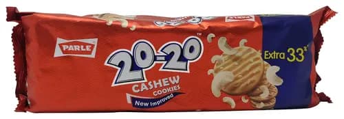 Parle 20-20 Cashew Cookies, piece