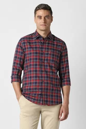Peter England Casual Check Shirt, piece