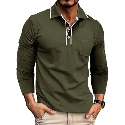 Generic Plain Cotton T-Shirt Collar, piece