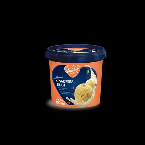 Vadilal Kesar Pista Ice Cream 1 L, tub